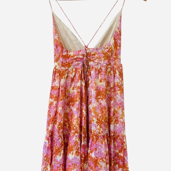 L*Space Nora Floral Print Babydoll Mini Dress - Picture 10 of 13